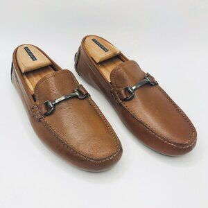 Clarks Davont Ride 16326 Brown Leather Driving Shoes Slip-On Loafers US Sz 9.5M